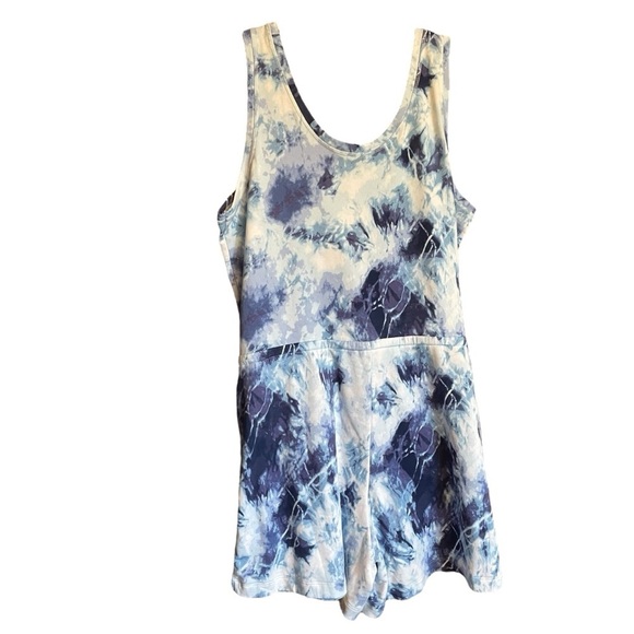 Old Navy Blue/White Tie Dye Terry Cloth Romper-Size XL NWOT - Picture 11 of 11